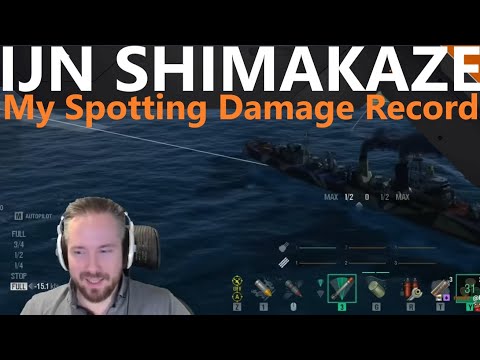 Shimakaze - My Spotting Damage Record