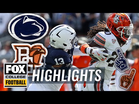 Penn State Nittany Lions vs. Bowling Green Falcons Highlights | FOX College Football