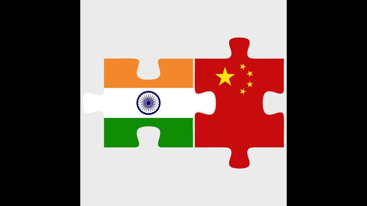 Illustration Of Flags of India and China  Isolated On White : Stock Vector (Royalty Free) 021860