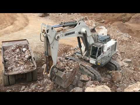 Liebherr 984 Excavator And Caterpillar 992G Loading Cat Dumpers - Sotiriadis/Labrianidis Mining