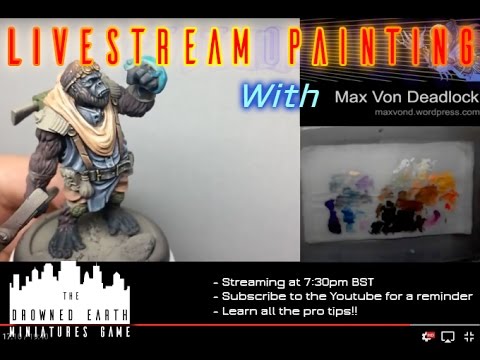 The Drowned Earth Painting LiveStream