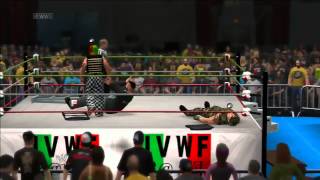 preview picture of video 'WWE 2K14 - ITALIAN VIOLENT WRESTLING - RAGE4 - EXTREME TRIPLE 2OF3 - AXEL VS ROD VS SOLDIER'