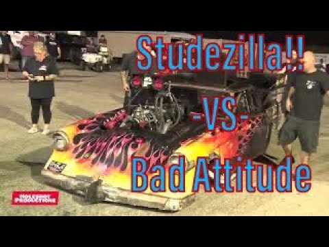 Studezilla Top Fuel Promod -Vs- Bad Attitude at KID (2 Heads up Races) Summer Nationals 2020. HD