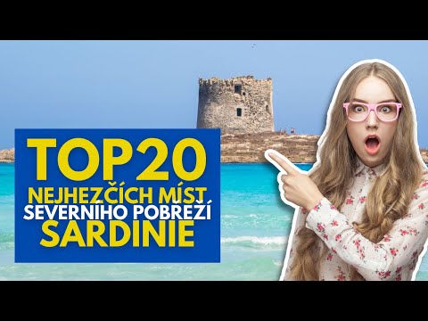 TOP 20 nejlepších míst severního pobřeží Sardinie, dron video
