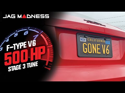 500 HORSEPOWER V6! F-Type Stage 3 Tune from Jag Madness