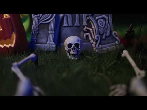 Halloween Deko 42020047 Weiß - Polypropylen - 10 x 10 x 20 cm