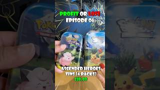 Ascended Heroes 2 TINS - HIM VS HER Pack Opening! 🔥 Profit Or loss Series Part 06 👀 #pokemon #tcg