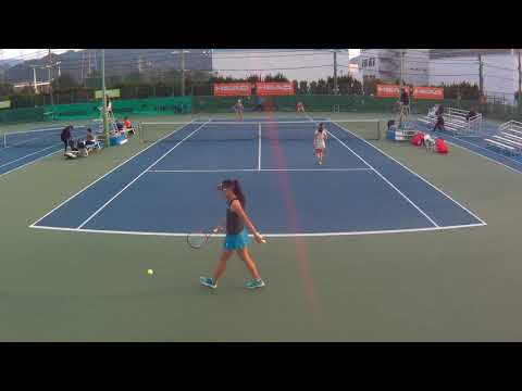 2019.3.1 イレナ・インアルボン/グリート・ミネン vs 牛島里咲/米原実令 7/10 女子ダブルス本戦二回戦【富士薬品セイムス ウィメンズカップin大阪体育大学】