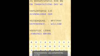 QuoteUnquote Cryptogram Puzzle Android Preview