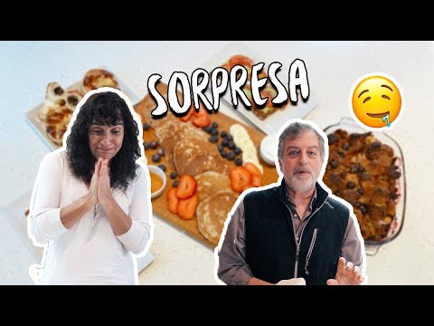 HAGO UN BRUNCH 🤤 *SORPRESA A MIS PADRES* 😱🥞