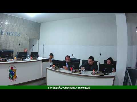 53ª SESSÃO ORDINÁRIA 15/09/2026