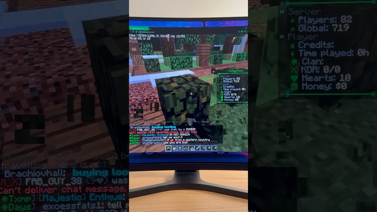 Play Minecraft on your web browser!
