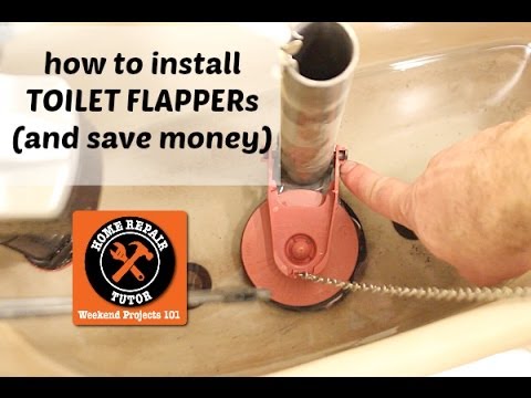 How to Replace a Toilet Flapper Valve