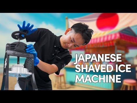 How Japan Makes the Fluffiest Shaved Ice | Handmade Kakigori Machine