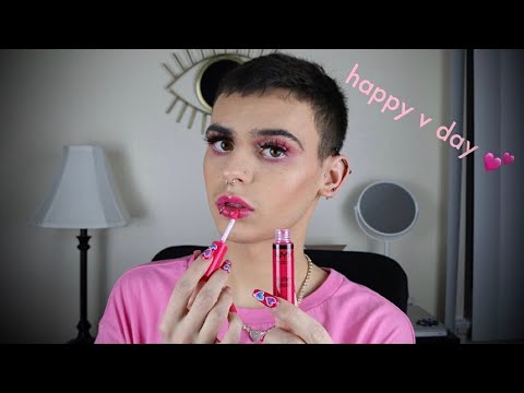 AFFORDABLE DRUGSTORE VALENTINES DAY MAKEUP TUTORIAL - TESTING NEW PRODUCTS
