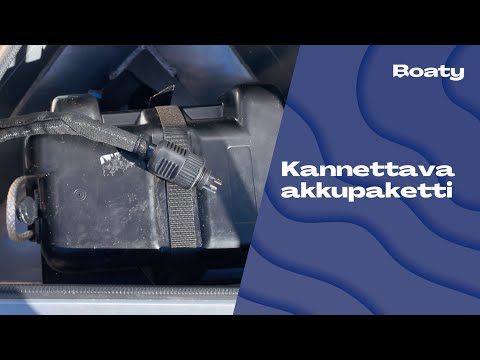 Kannettava akkupaketti & keulamoottorin asennus: Faster 460i