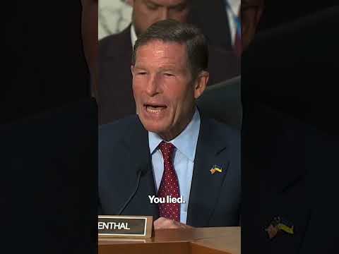 Bondi Calls Out Blumenthal’s Military Lie in Heated Exchange #shorts