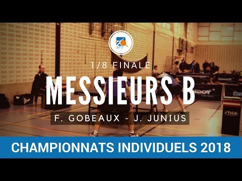 Messieurs B | 1/8 finale | J. JUNIUS  - F. GOBEAUX