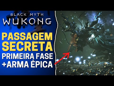 ARMA SECRETA DO DRAGÃO LOONG NA PASSAGEM SECRETA DA CACHOEIRA EM BLACK MYTH WUKONG