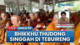 Biksu Thudong Singgah di Jombang, Ziarah ke Makam Gus Dur di Tebuireng & Sebarkan Pesan Perdamaian