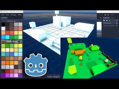 Projet 3D GODOT GAME ENGINE low poly pour bien débuter