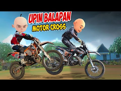 Upin ipin Balapan Motor Cross , ipin senang ! GTA Lucu