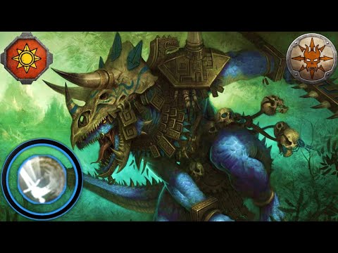 TEMPLE GUARD TIME WARP - Lizardmen vs. Norsca - Total War Warhammer 2