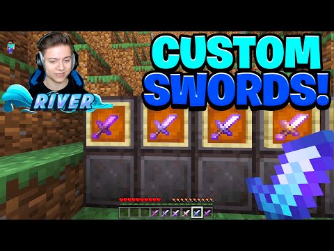 Riverrain123 - How To Get CUSTOM SWORDS! (Short/Flat/Crossworlds) | Minecraft PE (Win10/Xbox/PS4/Switch)