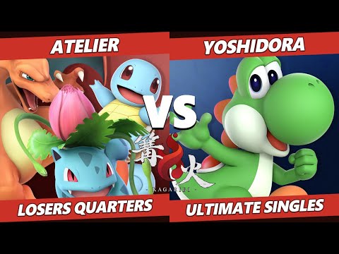 Kagaribi 5 Losers Quarters - Atelier (Pokemon Trainer) Vs. Yoshidora (Yoshi) SSBU Smash Ultimate