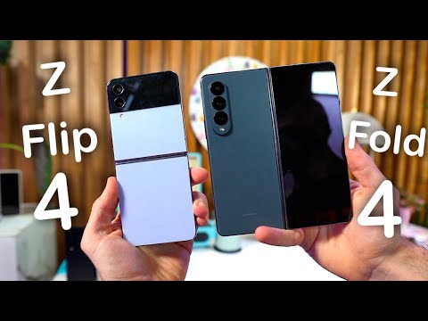 Samsung Galaxy Z Fold 4 / Galaxy Z Flip 4 Hands On With 2022’s Newest Foldables!