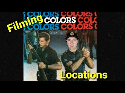 Colors 1988 movie Filming locations then & now. Sean Penn 80slife 4k