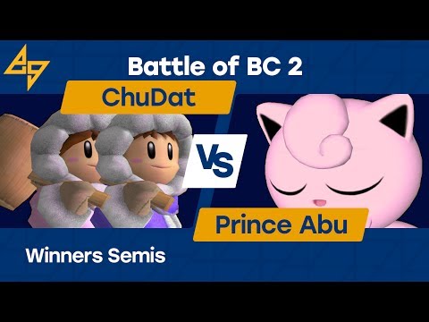BoBC2 | Prince Abu (Jigglypuff) vs. VGBC | ChuDat (ICs) | SSBM Winners Semis