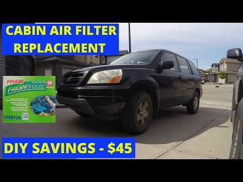 2005 Honda Pilot Kabinenluftfilter ersetzen