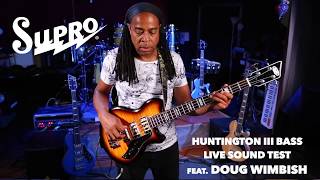 Video thumbnail for Supro Huntington III Bass - Sound Test Demo by Doug Wimbish (Living Colour) by SuproUSA