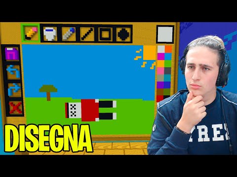 INDOVINA IL DISEGNO SU MINECRAFT CON I MIEI AMICI