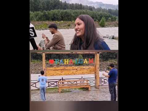 Despite Bad weather conditions,Tourists from Different states of India Visit Famous Tourist destination Pahalgam.  #WATCH​ || Exclusive Report filled by Tassaduq Rashid from Pahalgam.