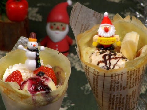 如何做聖誕薄餅 (How to Make Christmas Crepes)