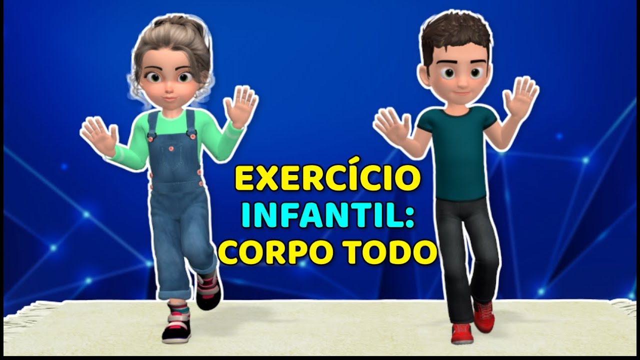 10 MINUTOS DE EXERCÍCIOS DE CORPO COMPLETO PARA CRIANÇAS EM CASA