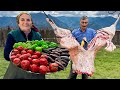 Healthy Vegetables And Delicious Mutton! A Real Culinary Day In An Azerbaijani Village