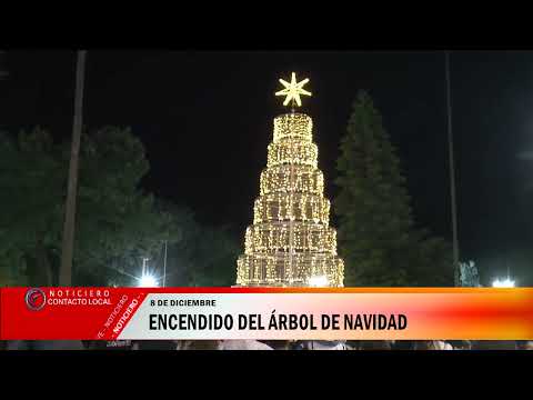 Encendido del árbol de Navidad en Victoria, Entre Ríos