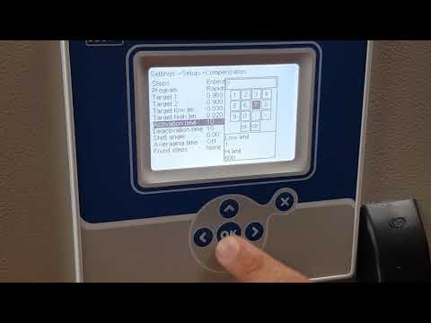 Configuracion Tiempos de activación Controlador y analizados Rapidus