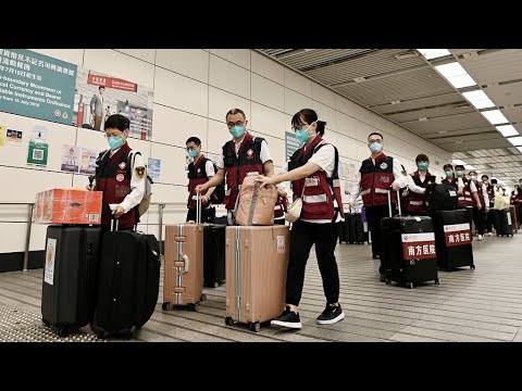 More mainland medical workers arrive in HK to help fight COVID-19