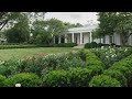 First Lady Melania Trump Unveils White House Rose Garden Restorations Ahead Of RNC
