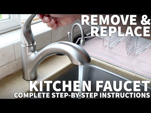 Kitchen Faucet Installation Complete Guide - Kitchen Faucet Replacement and Removal with Moen Medina