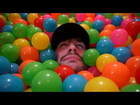 we filled his room with balls