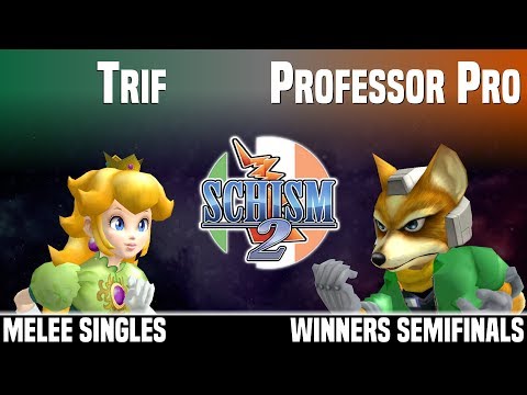 Schism 2 - vL | Trif (Peach) vs Professor Pro (Fox) - MELEE SINGLES - WINNERS SEMIFINALS