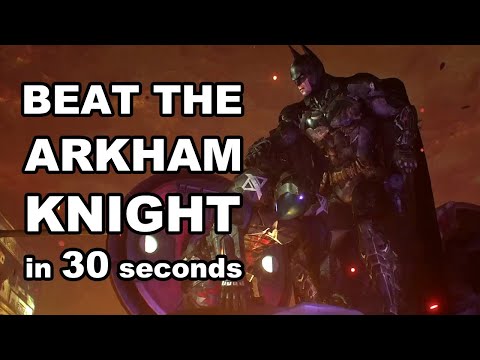 How to BEAT the Arkham Knight Cloudburst Tank in 30 Seconds - Boss Battle