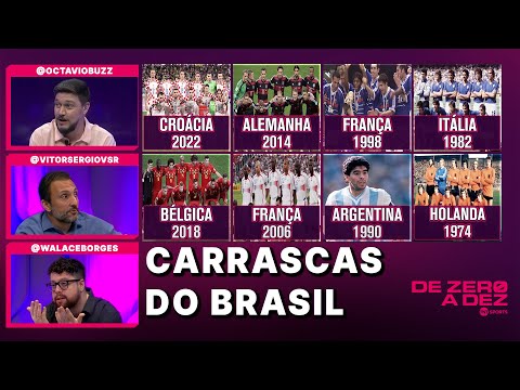QUAL É A MELHOR SELEÇÃO QUE ELIMINOU O BRASIL EM UMA COPA DO MUNDO? | DE ZERO A DEZ