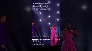 Adam Lambert &amp; Beverley Knight performing Harry Stlyes' Falling (Vocals)