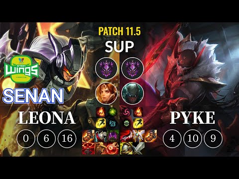 JAG Senan Leona vs Pyke Sup - KR Patch 11.5